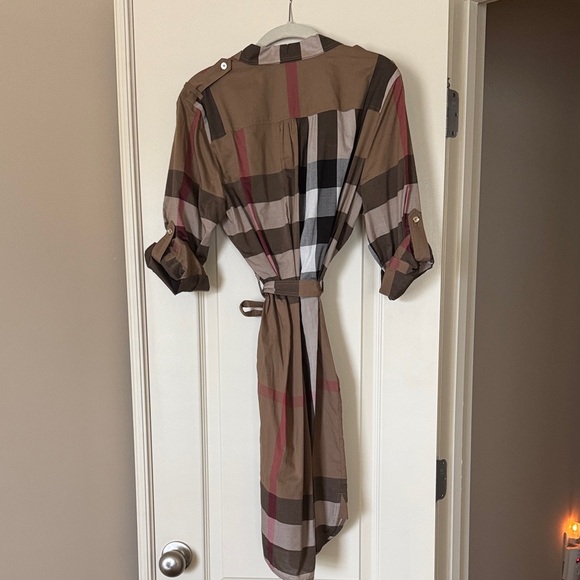 Burberry Brown Plaid Dress NWT - Picture 4 of 11